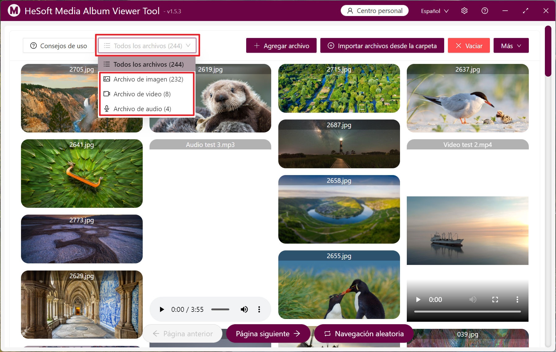 image-[HeSoft Multi-function Media Album Viewer】 Introducción al software