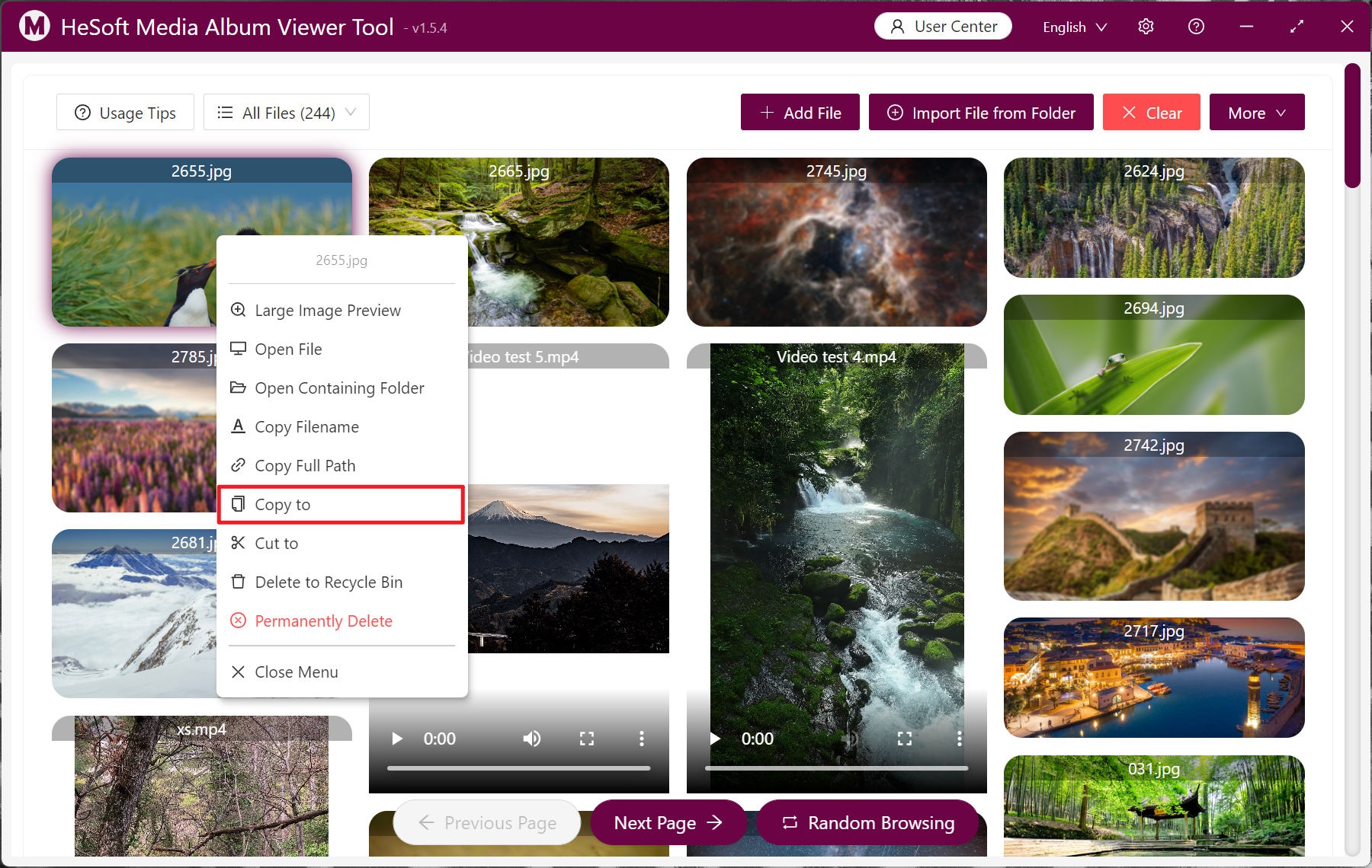 image-How to view and manage multiple folders in the specified format of media files, and batch save in the specified location