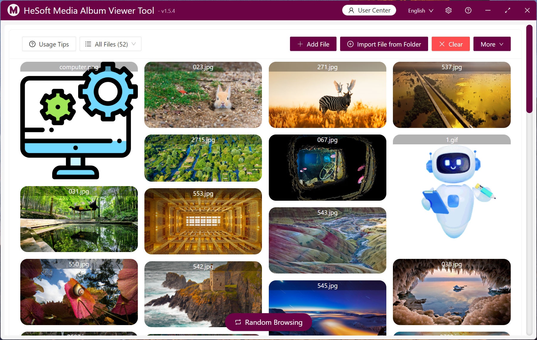 image-Manage and preview all JPG, PNG, WEBP and other formats of picture files and batch select useless pictures for complete deletion
