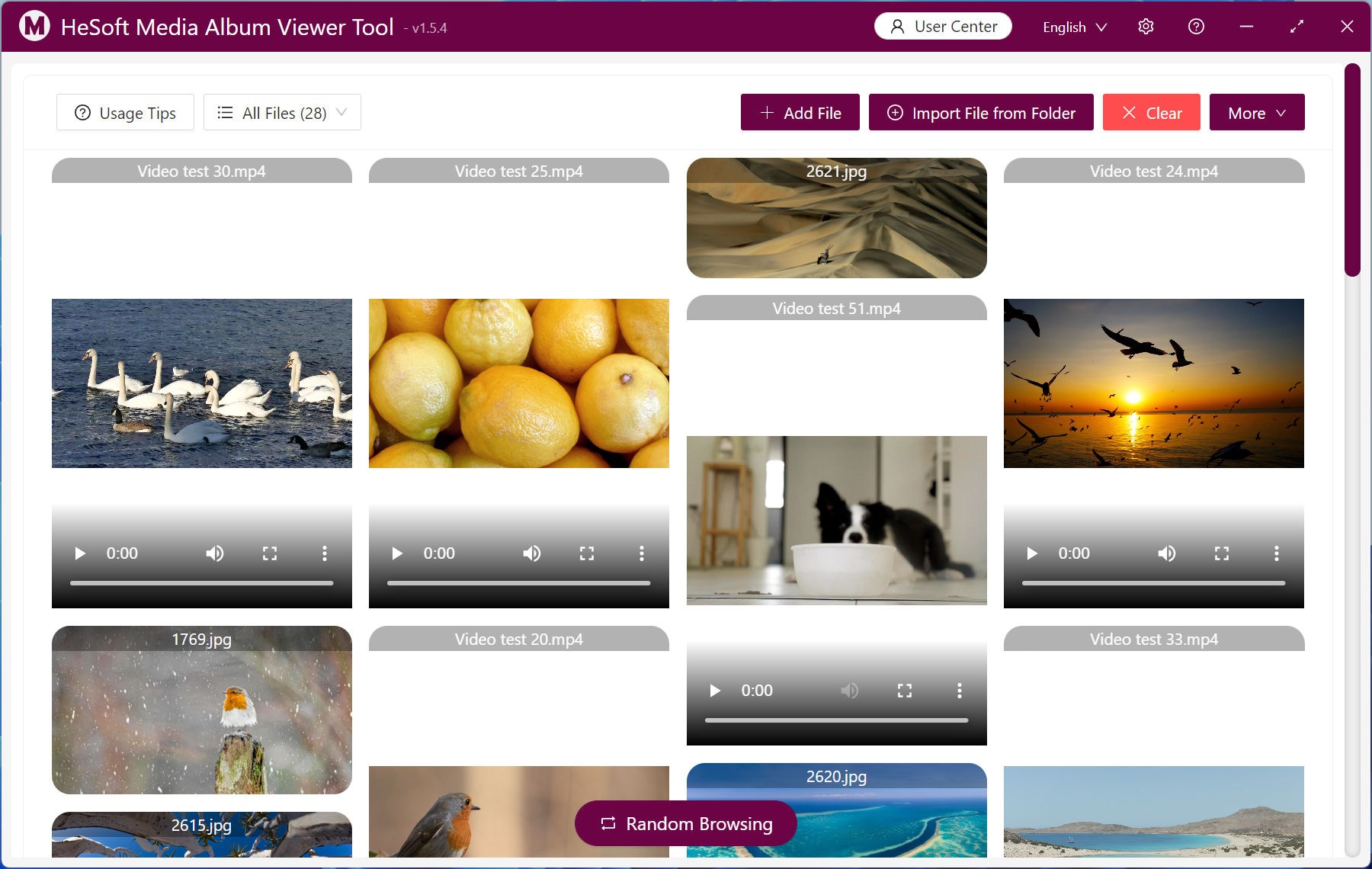 image-How to preview and play all pictures and video files in multiple folders and batch select files to a specified location