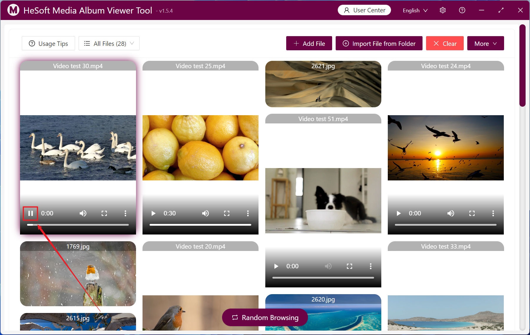 image-How to preview and play all pictures and video files in multiple folders and batch select files to a specified location