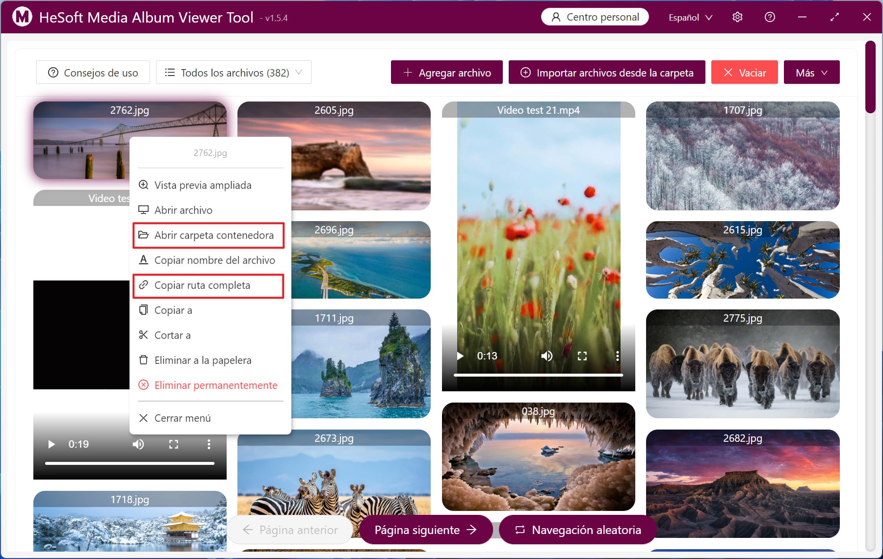 image-Cómo ver y obtener una vista previa de una gran cantidad de imágenes y archivos de video en la computadora en lotes y abrir la carpeta donde se encuentran los archivos