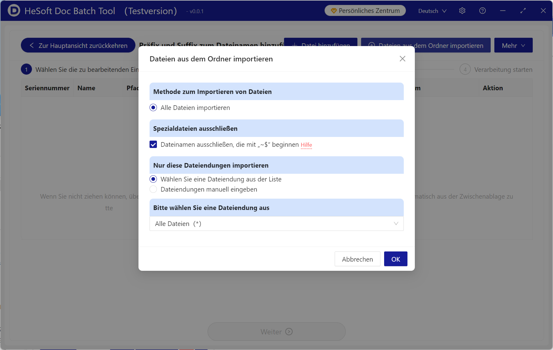 image-So fügen Sie allen Dateinamen in mehreren Ordnern denselben Präfix text oder Suffix text hinzu