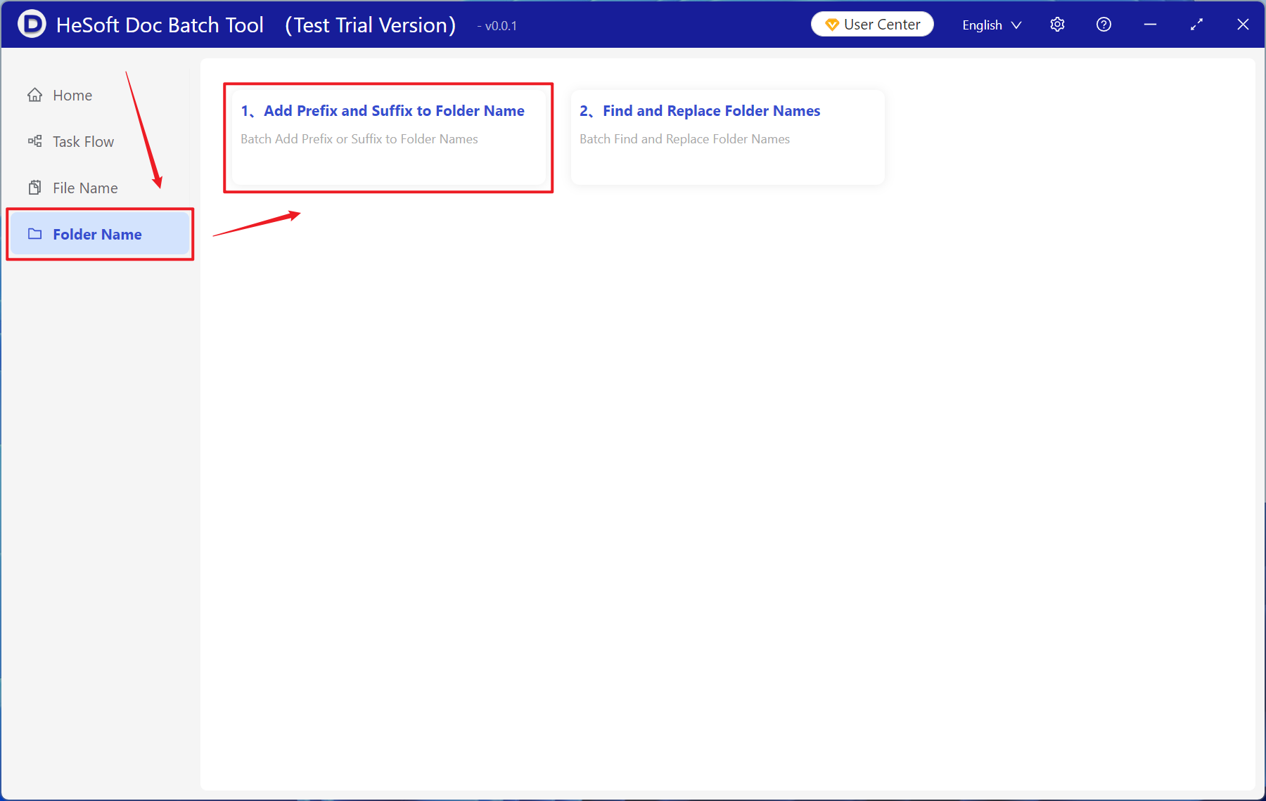 image-A large number of folder names at the back of how to batch add suffix content