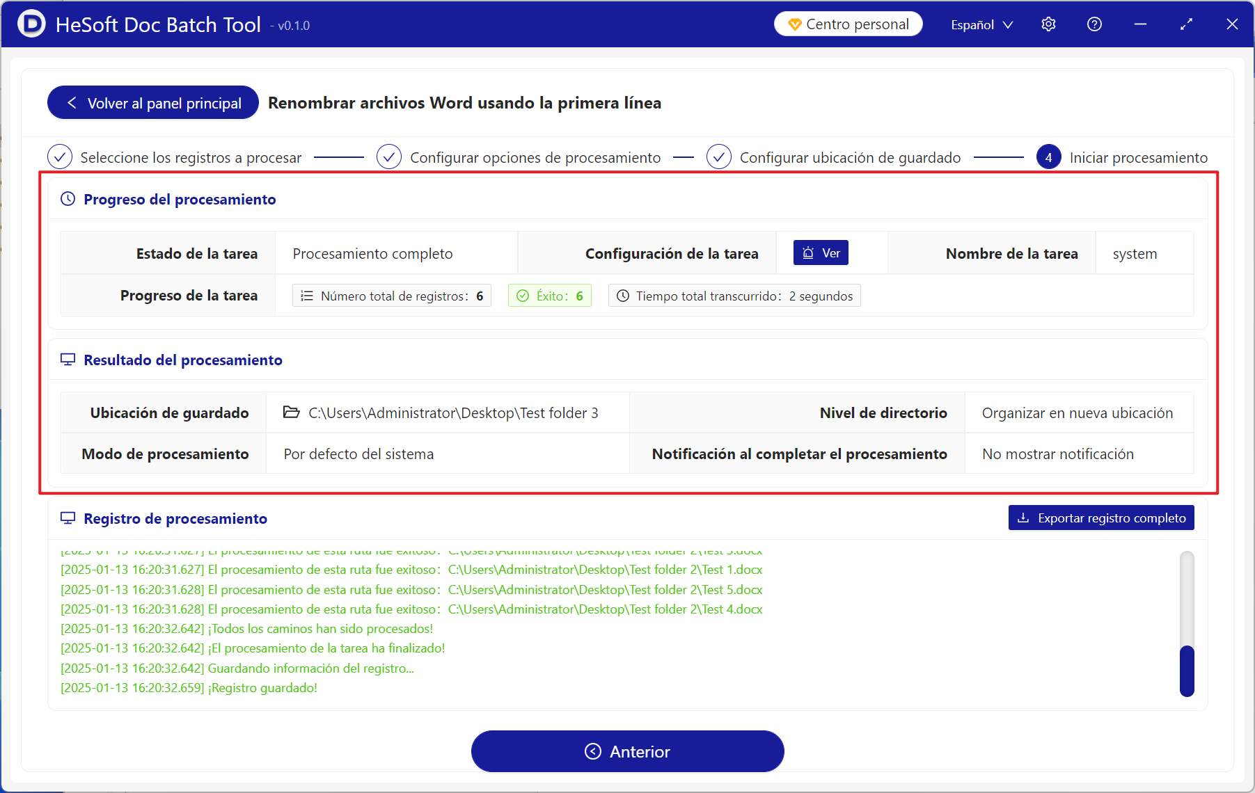 image-Cómo convertir la primera línea de contenido en el nombre del archivo en un gran número de documentos de Word