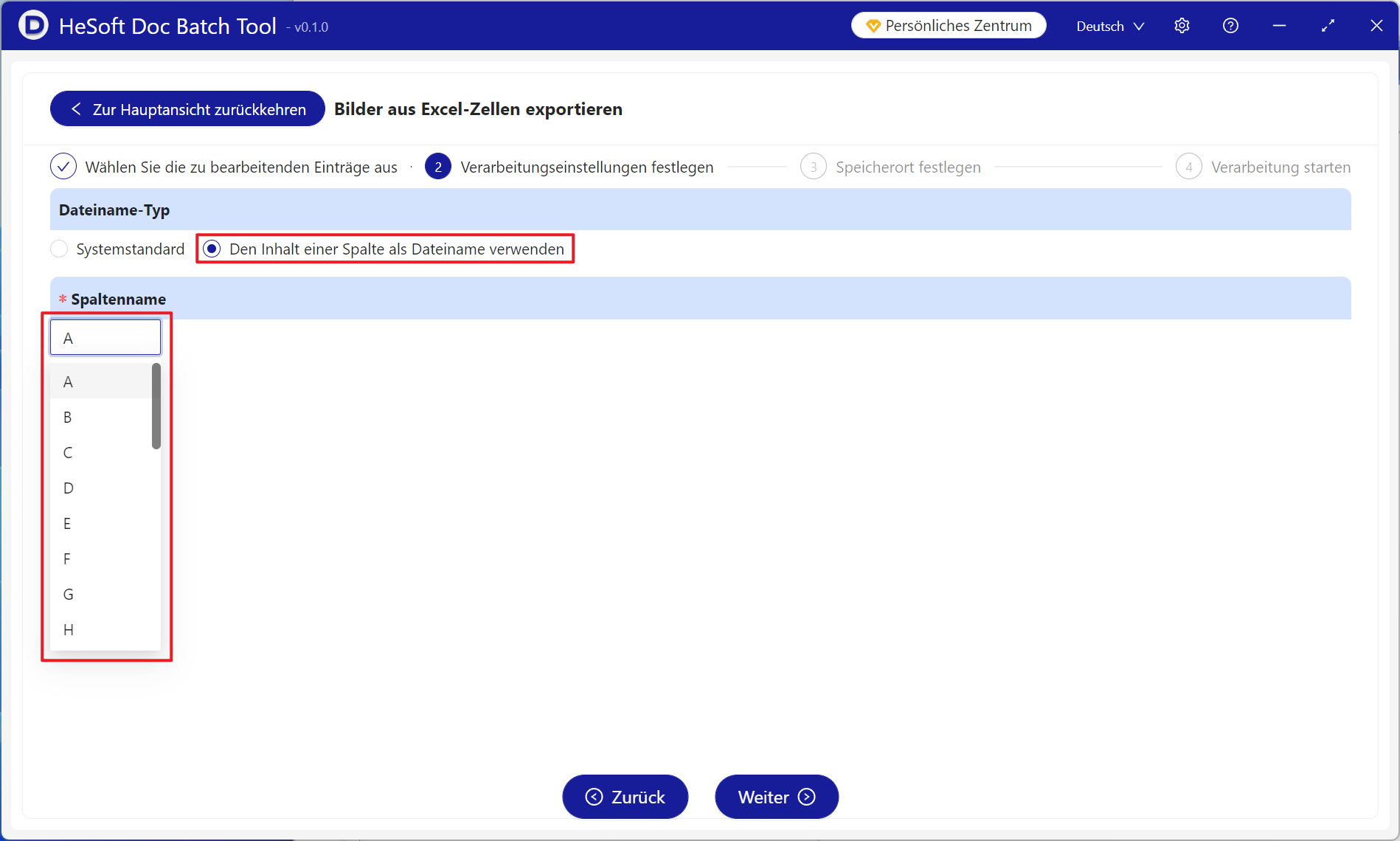 image-So exportieren Sie Bilder aus mehreren Excel-Tabellen mit Text in Zellen als Dateinamen