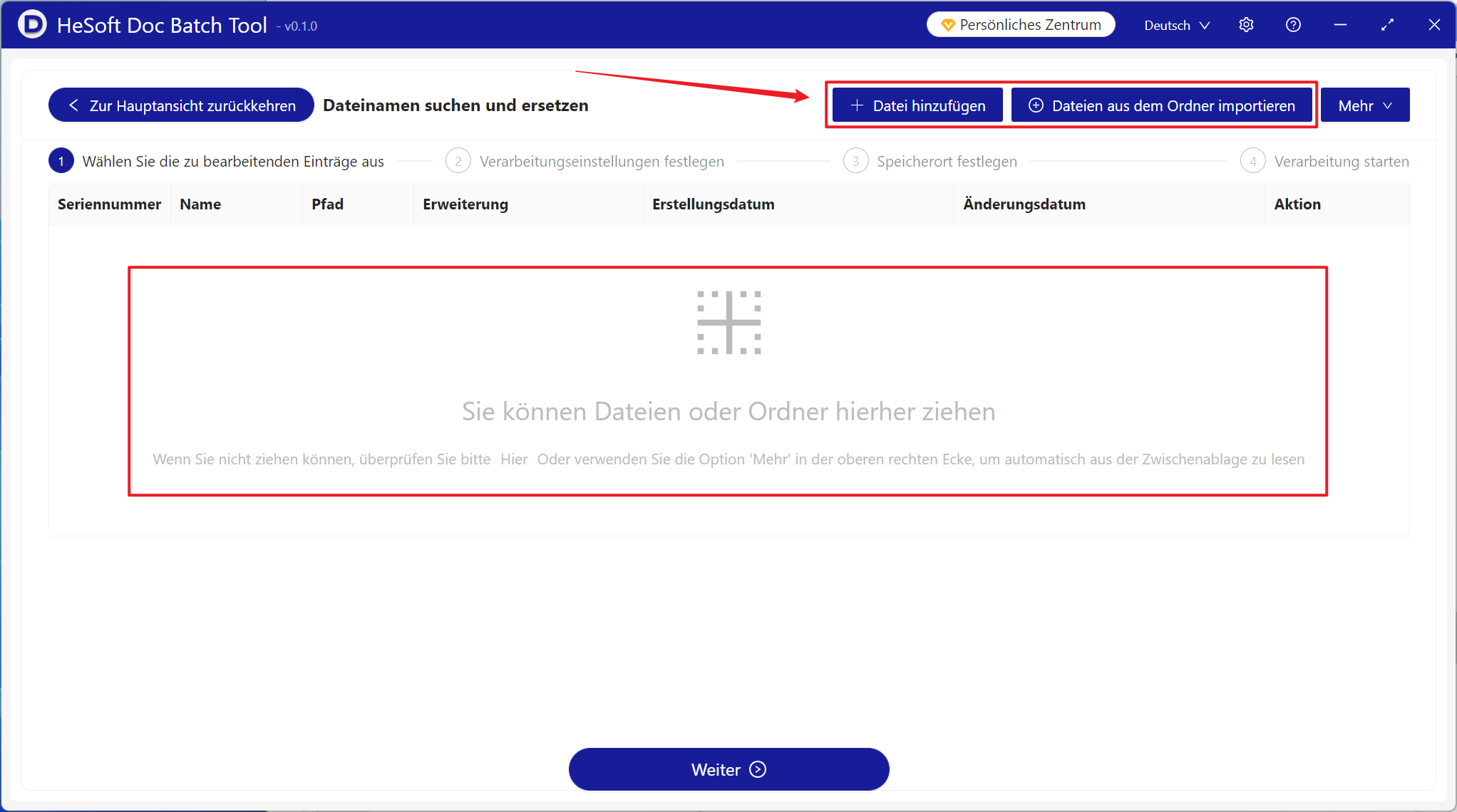 image-Suchen Sie den Datums inhalt in einer großen Anzahl von Dateinamen und ersetzen Sie ihn durch einen anderen Datums inhalt