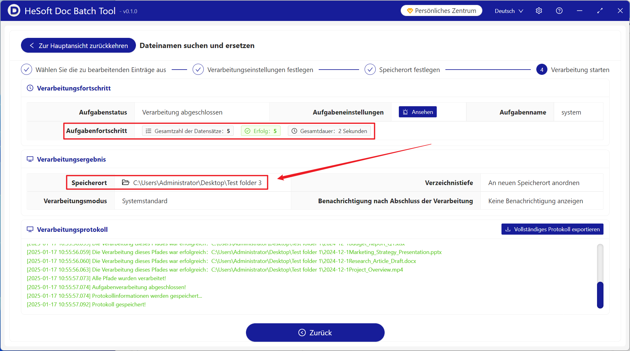 image-Suchen Sie den Datums inhalt in einer großen Anzahl von Dateinamen und ersetzen Sie ihn durch einen anderen Datums inhalt