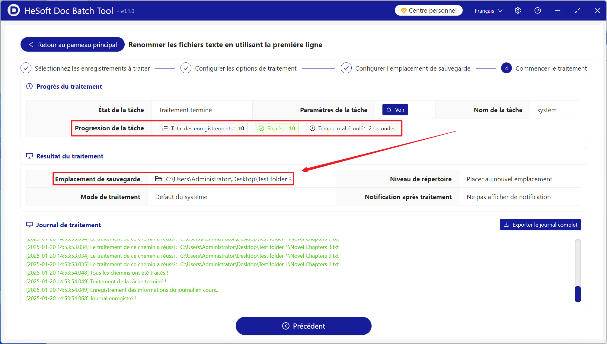 image-Modification par lots des noms de fichiers de plusieurs fichiers au format texte brut contenant des chapitres de roman avec le titer de la première ligne du fichier