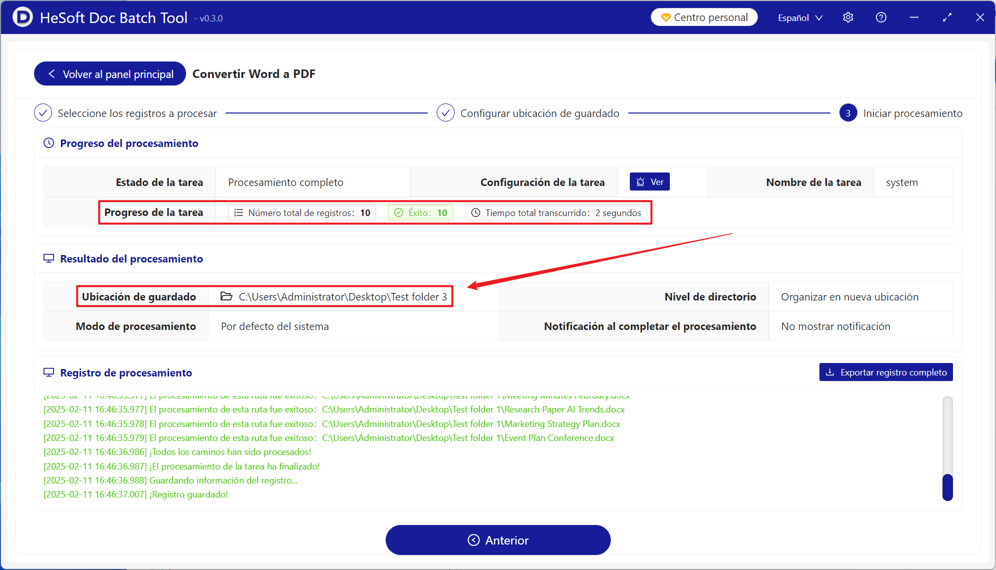 image-Más de cien documentos de Word se convierten rápidamente por lotes a formato PDF