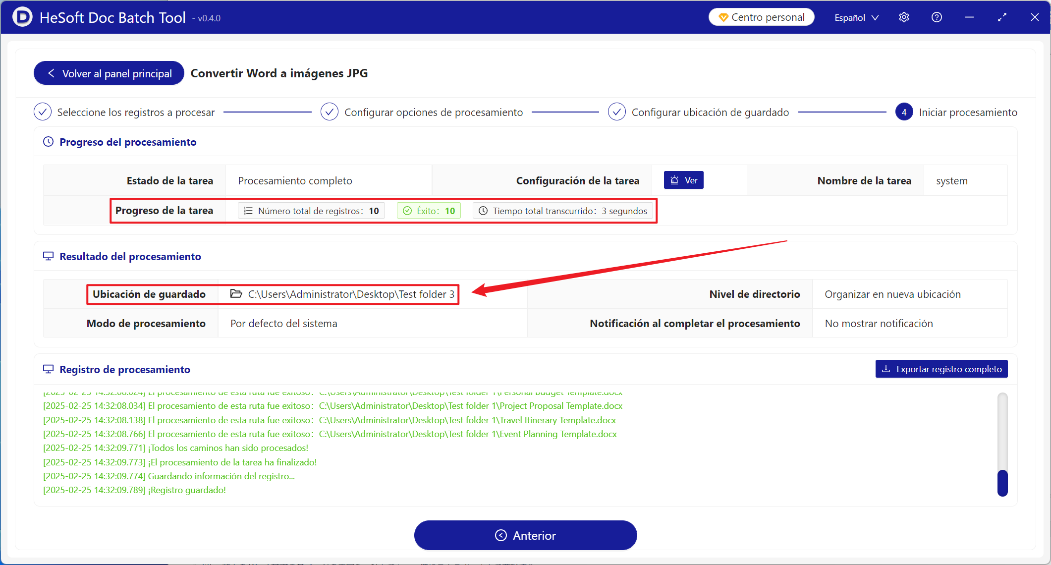image-Exportar por lotes el contenido de cada página en miles de documentos de Word en imágenes jpg separadas