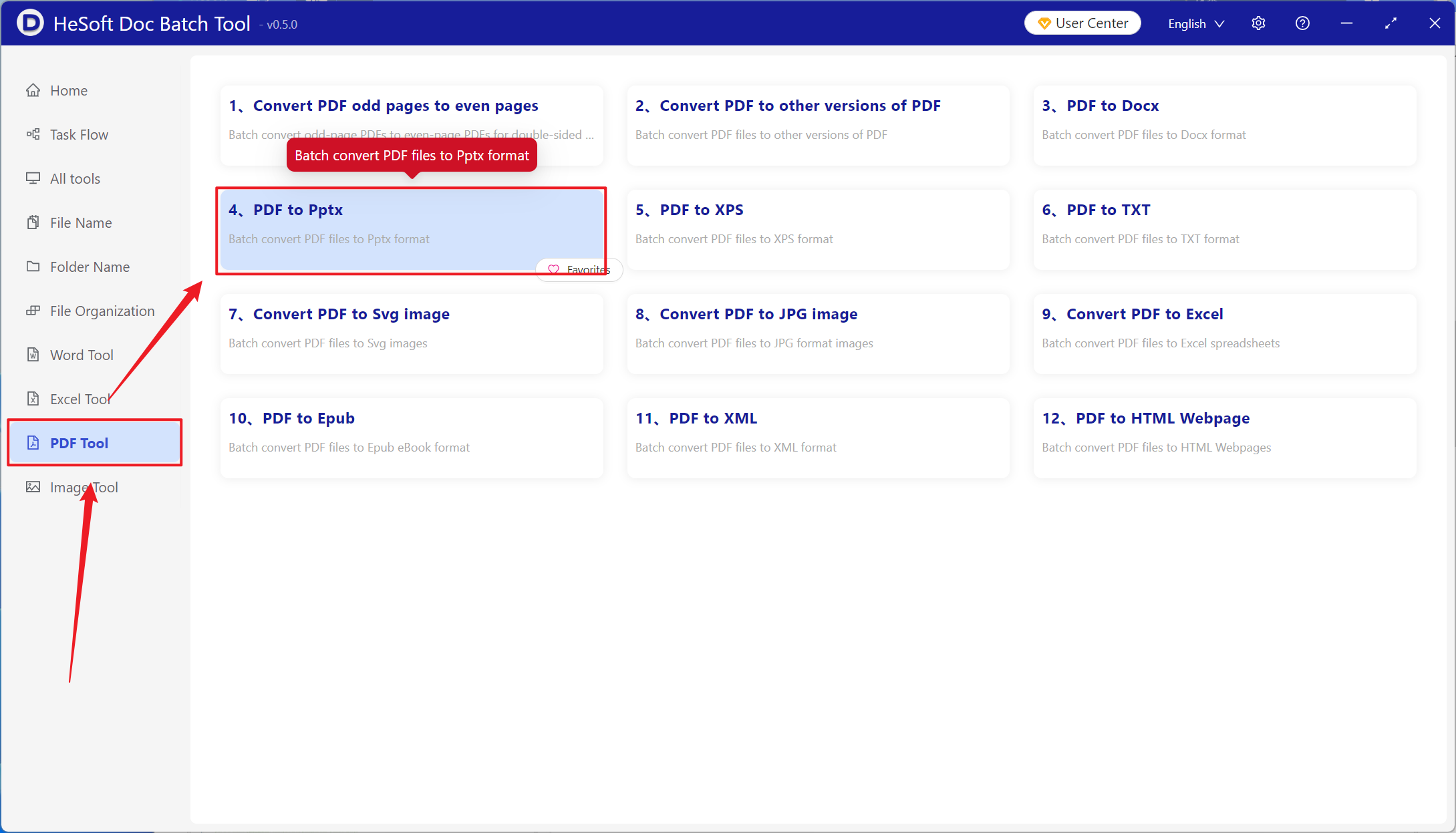 image-Hundreds of PDF format files are converted into hundreds of PPTX slide format files at one time.
