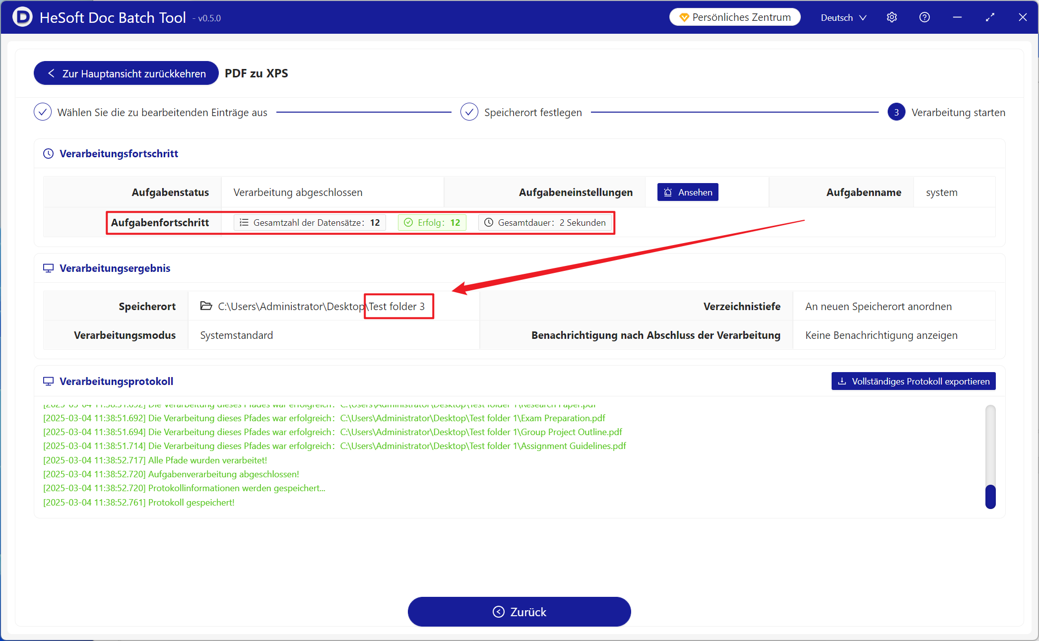 image-Einheitliche Konvertierung von Hunderten von PDF-Dateien in alte XPS-Dateien