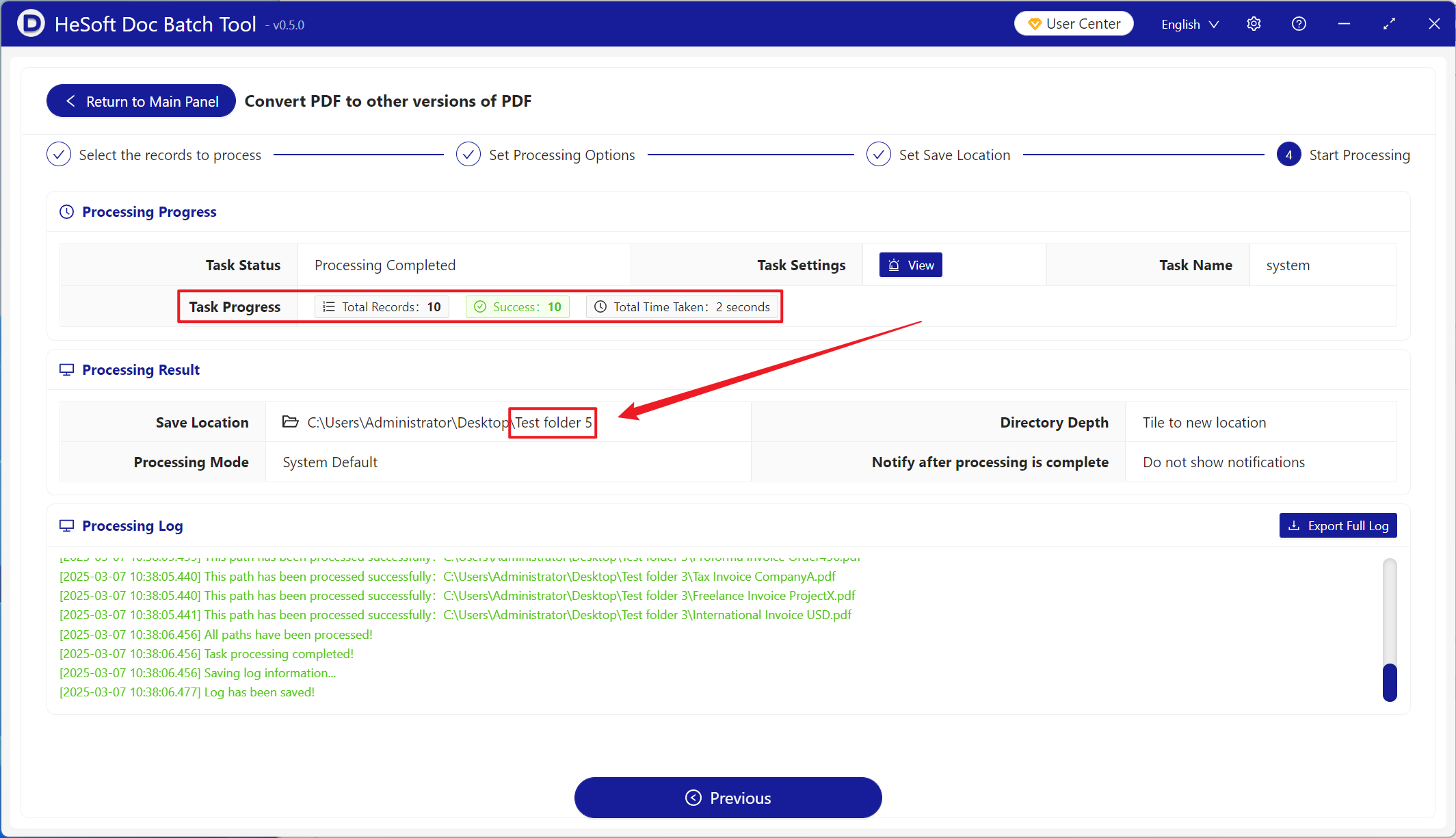 image-Large number of PDF files quickly batch convert to ZUGFeRD electronic invoice formats