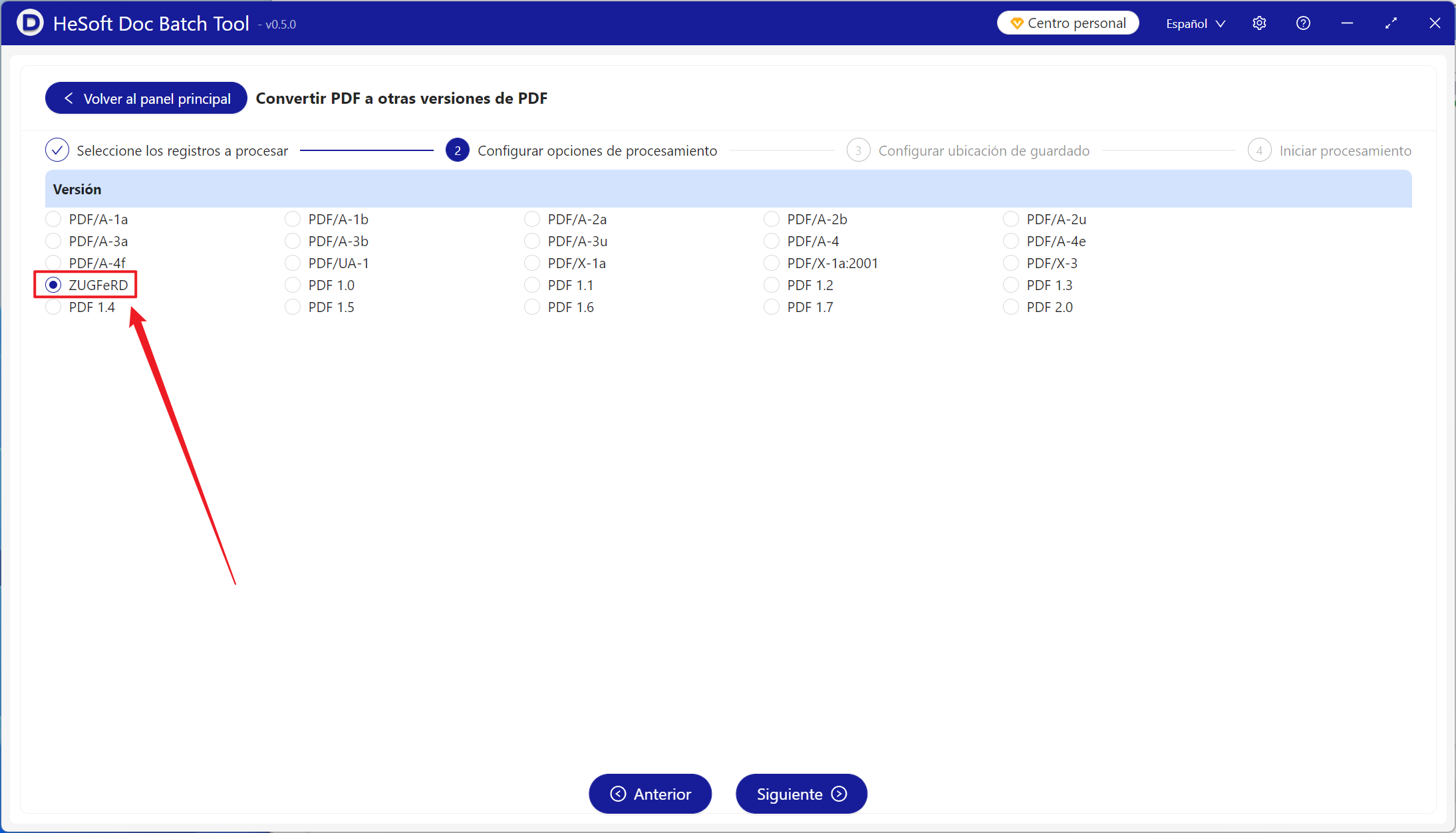 image-Gran cantidad de archivos PDF para convertir rápidamente por lotes al formato de factura electrónica ZUGFeRD