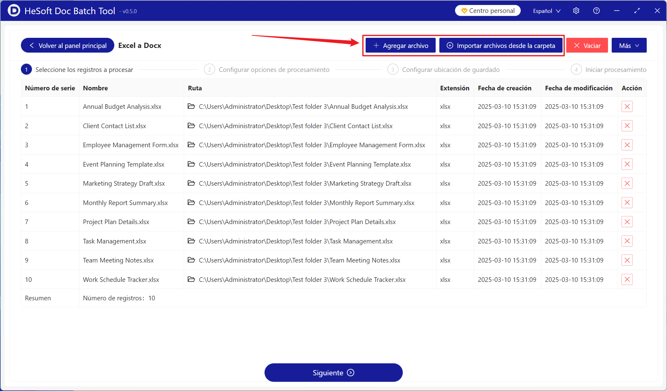 image-Cientos de hojas de Excel convertidas por lotes a formato Docx en documentos de Word