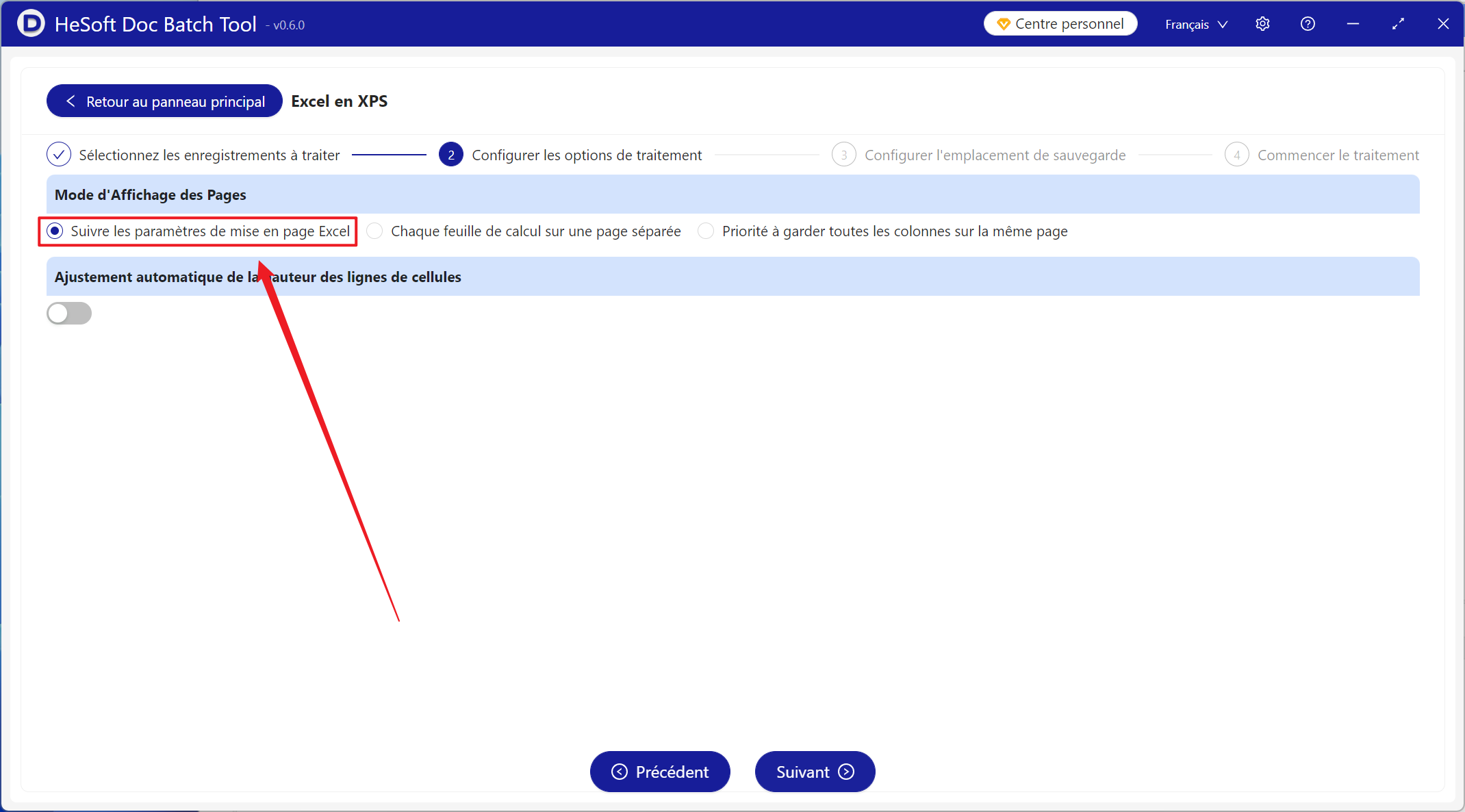 image-Des centaines de fichiers de feuille de calcul XLSX sont convertis par lots en des centaines de fichiers XPS