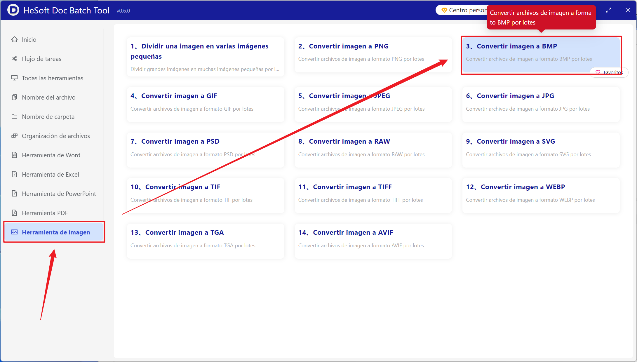 image-Cientos de imágenes en formato JPG convertidas por lotes al formato BMP