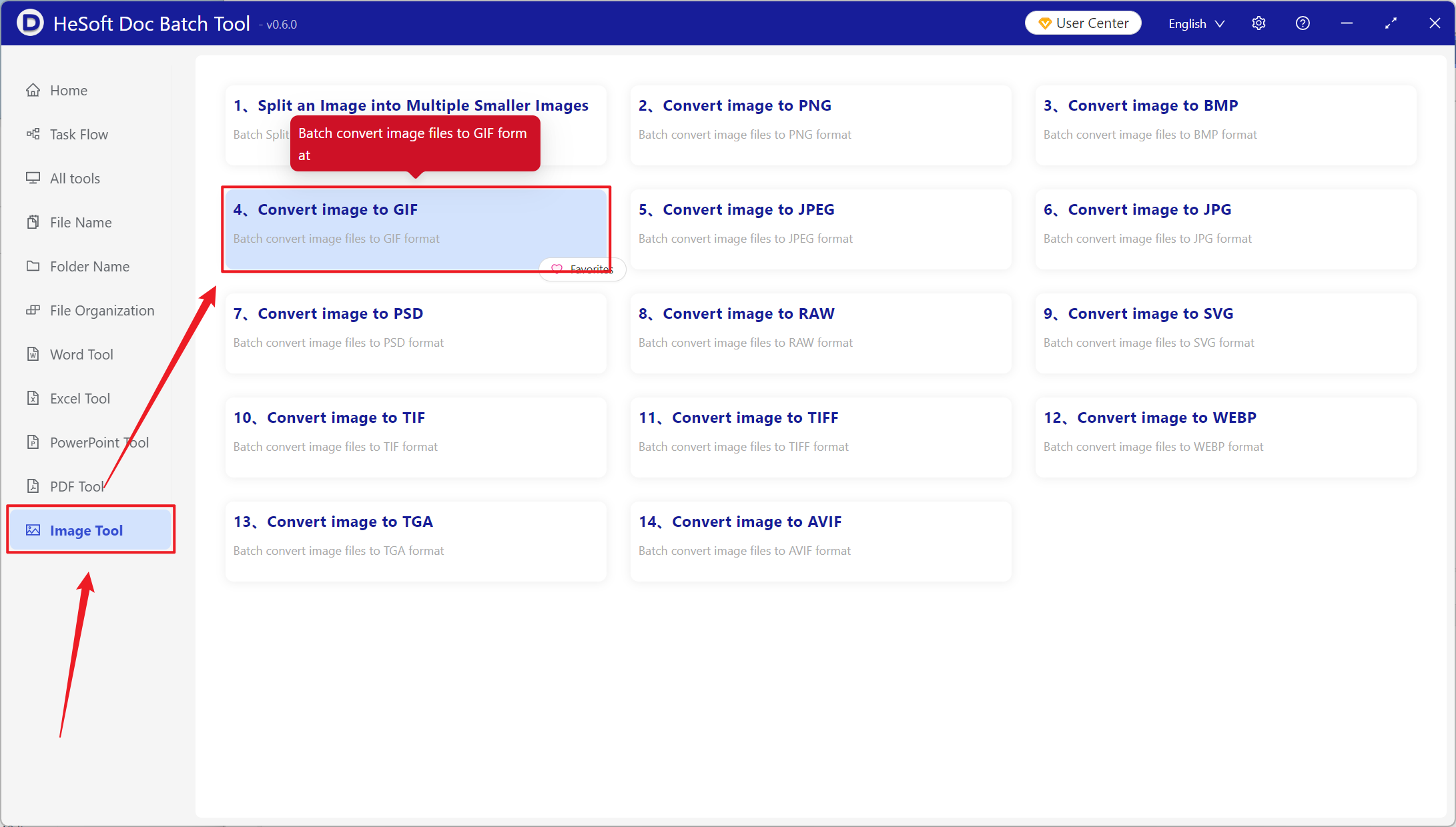image-A large number of JPG format pictures are converted into GIF format in batch at one time.