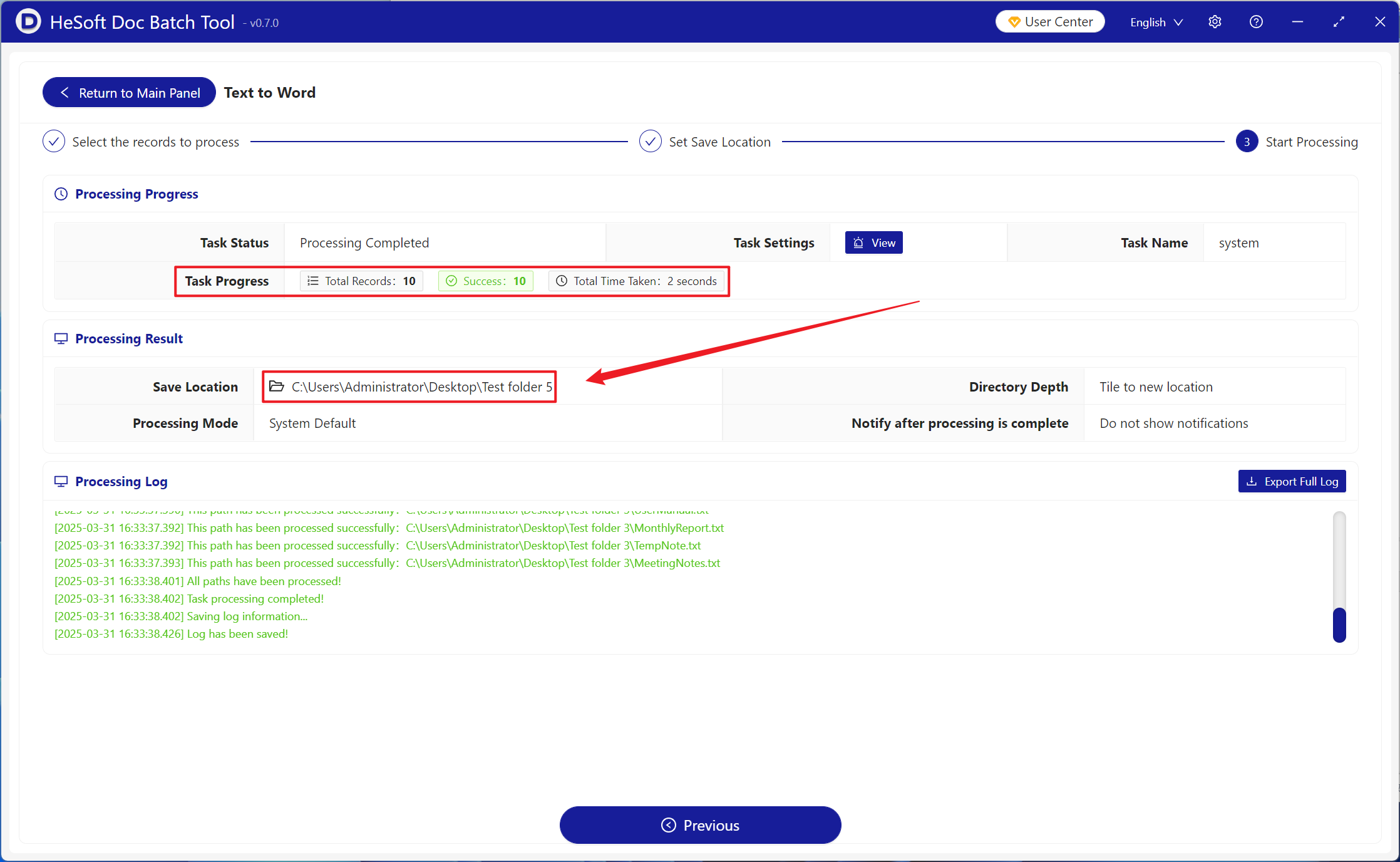 image-Hundreds of TXT Plain Text Files Quickly Batch Convert to Word Documents