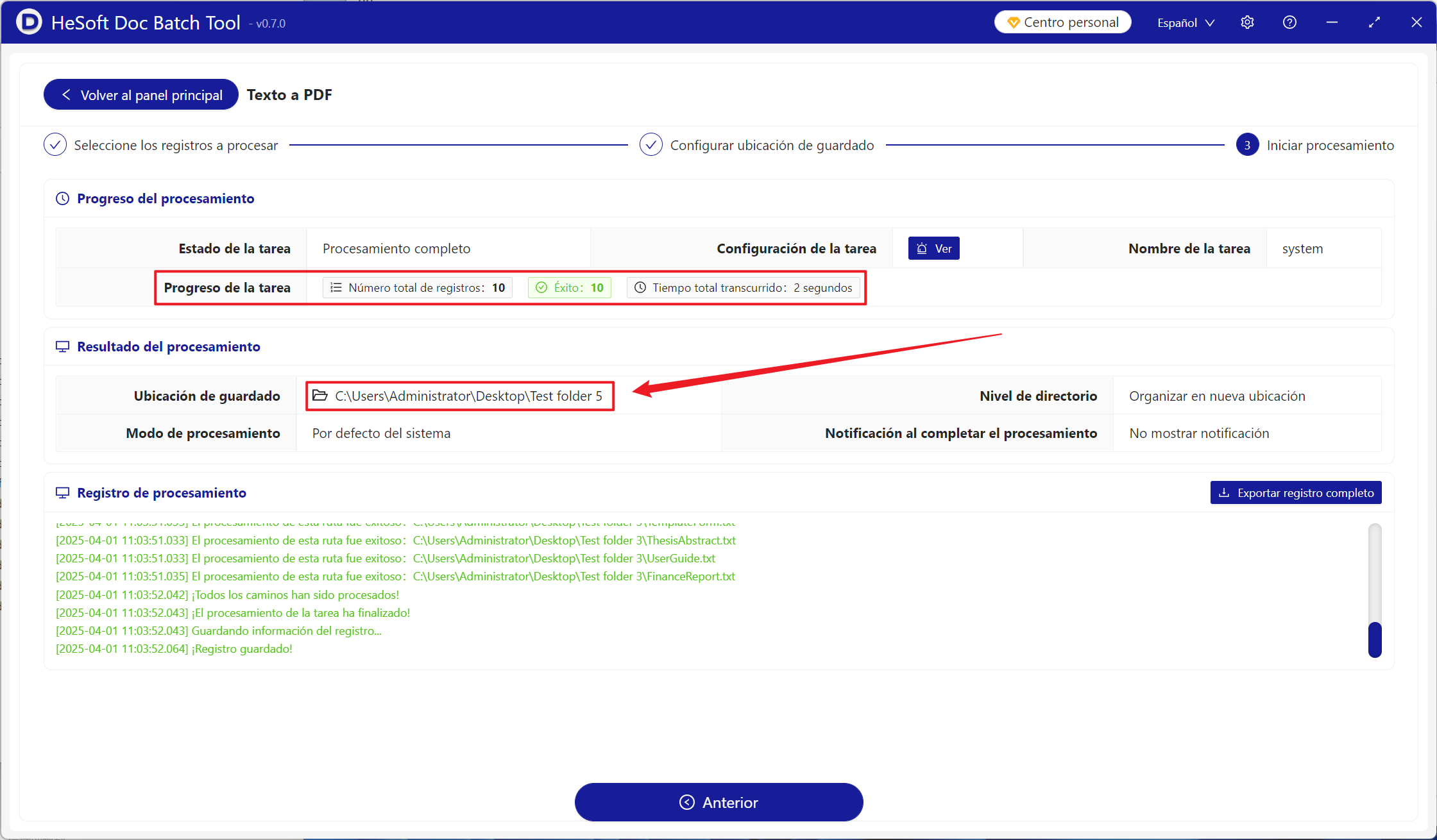 image-Cientos y miles de bloc de notas TXT se convierten a PDF a la vez