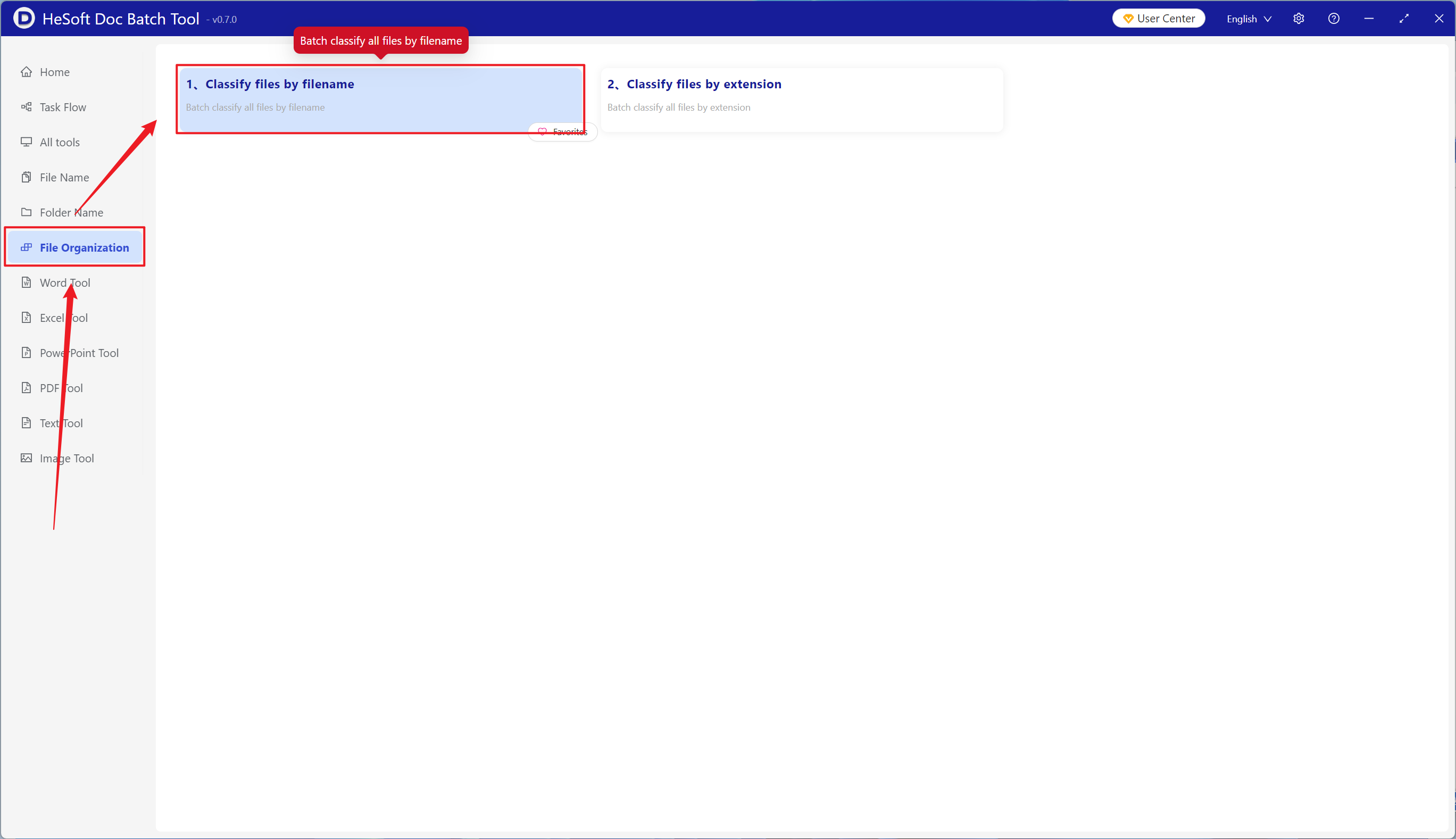 image-A large number of files according to the file name in the custom range of characters batch moved to the corresponding folder