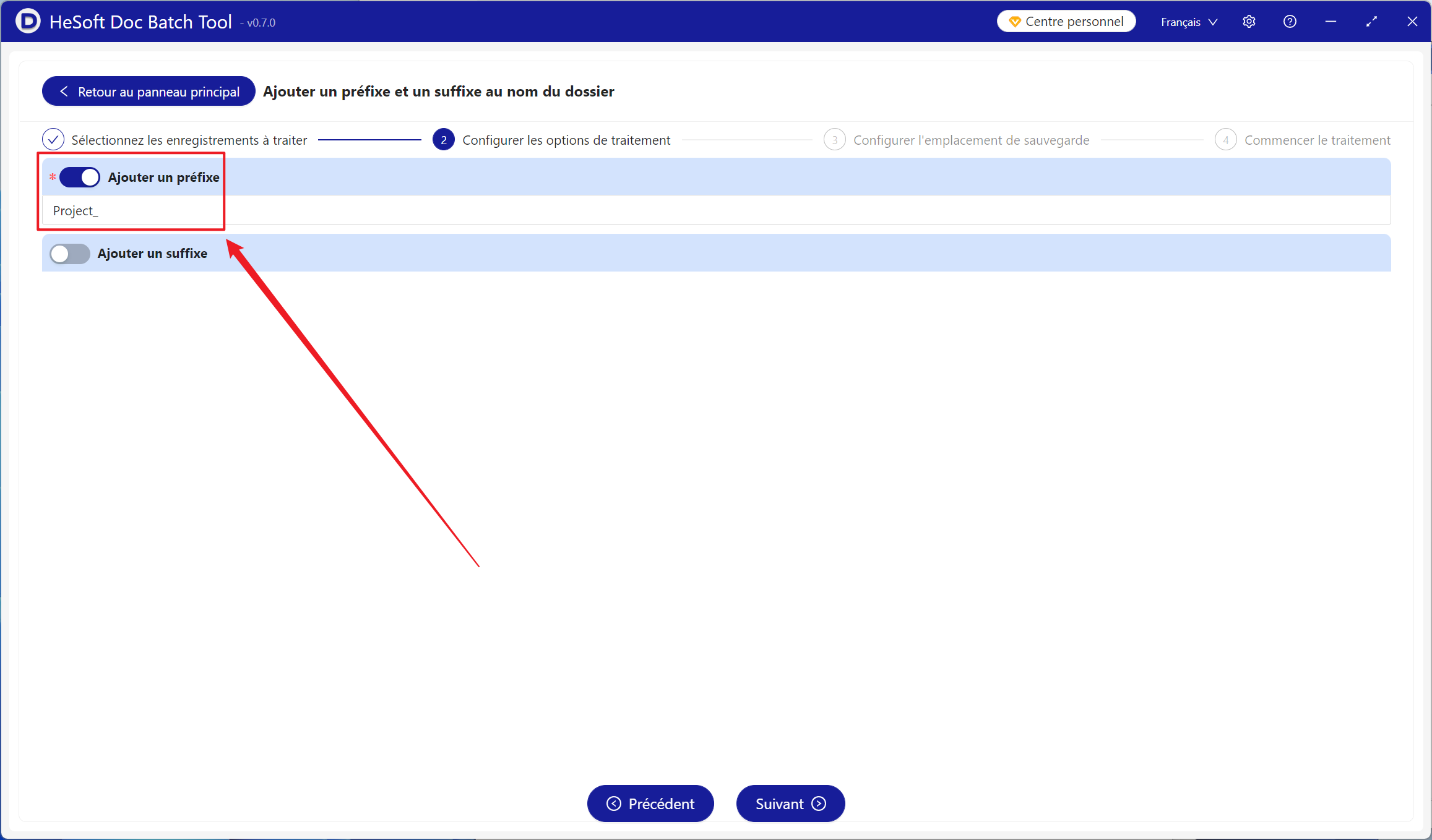 image-Ajout de masse de contenu de préfixe personnalisé tel que des lettres, des chiffres ou du texte dans la partie avant du début du nom d'un grand nombre de dossiers