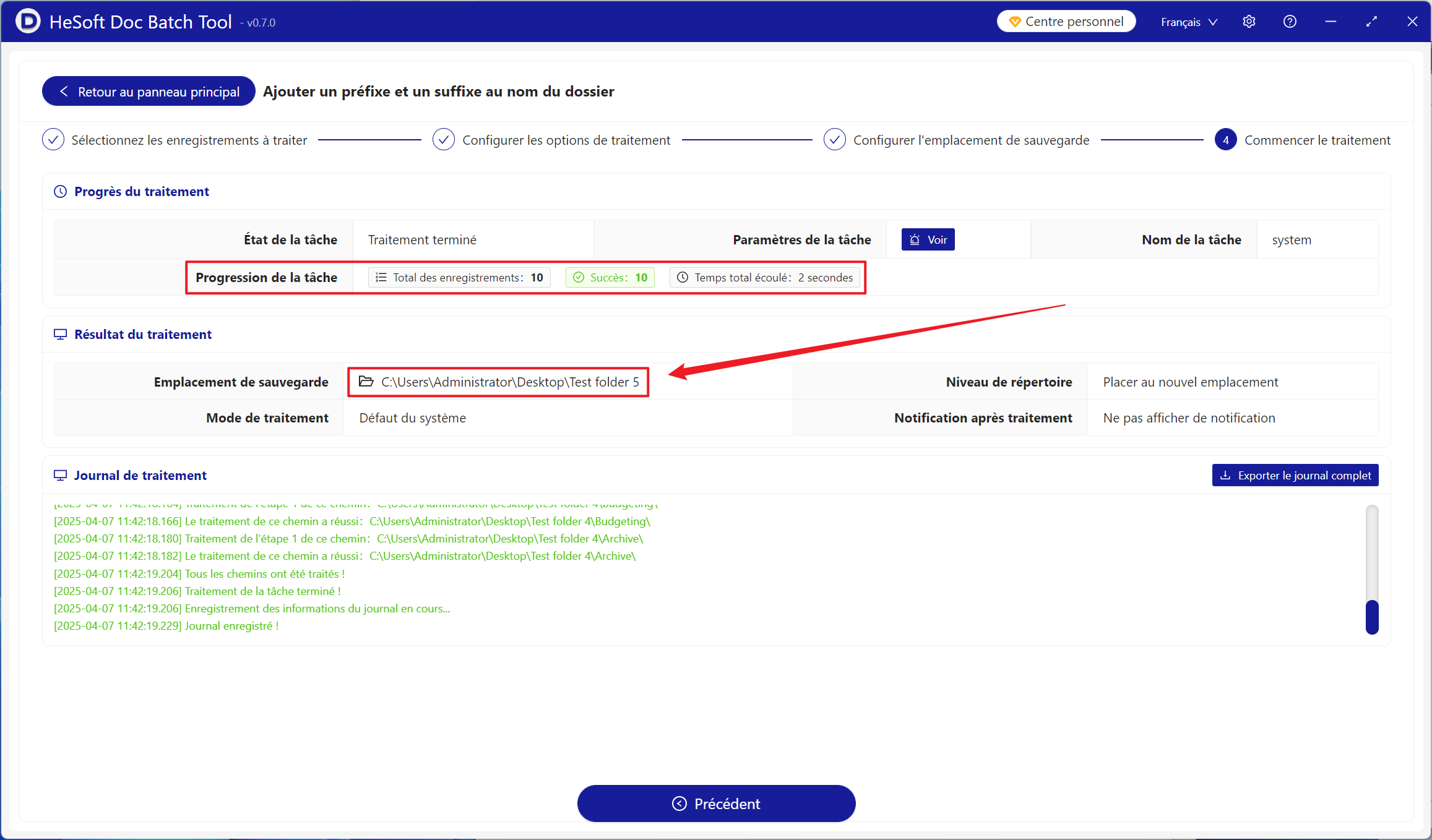 image-Ajout de masse de contenu de préfixe personnalisé tel que des lettres, des chiffres ou du texte dans la partie avant du début du nom d'un grand nombre de dossiers