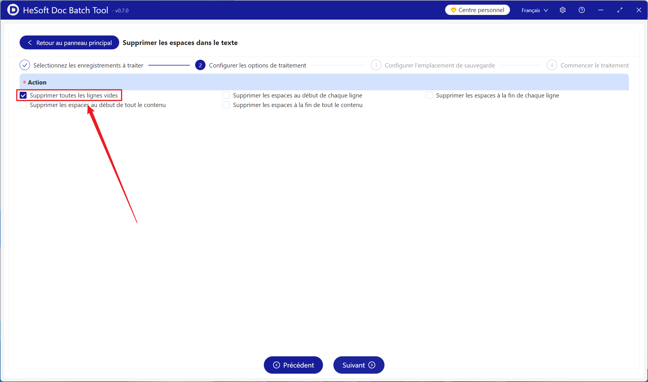 image-Éliminer par lots tout le contenu de ligne vide dans des milliers de fichiers du bloc-notes TXT
