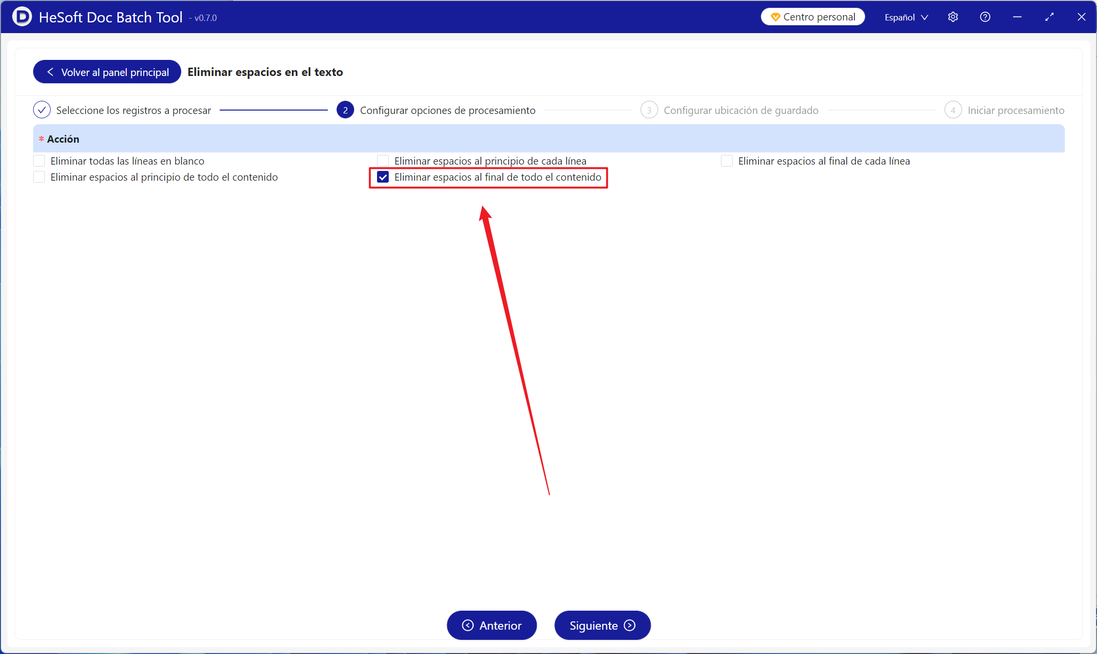 image-La última parte en blanco redundante del contenido de cientos de archivos de bloc de notas TXT se elimina por lotes