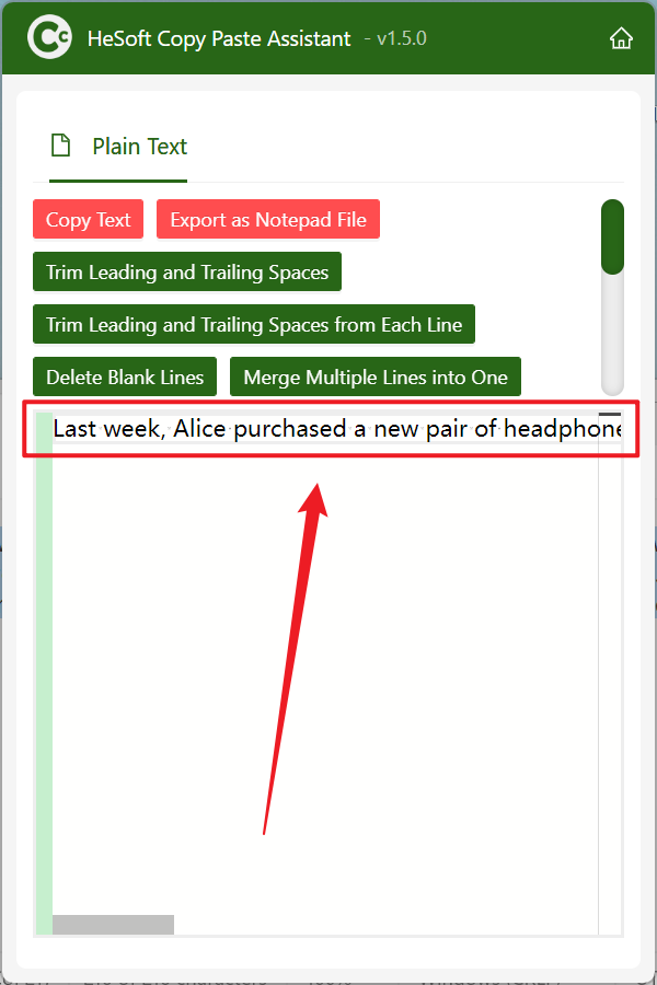 image-clipboard copied text content delete text, letters only keep numbers