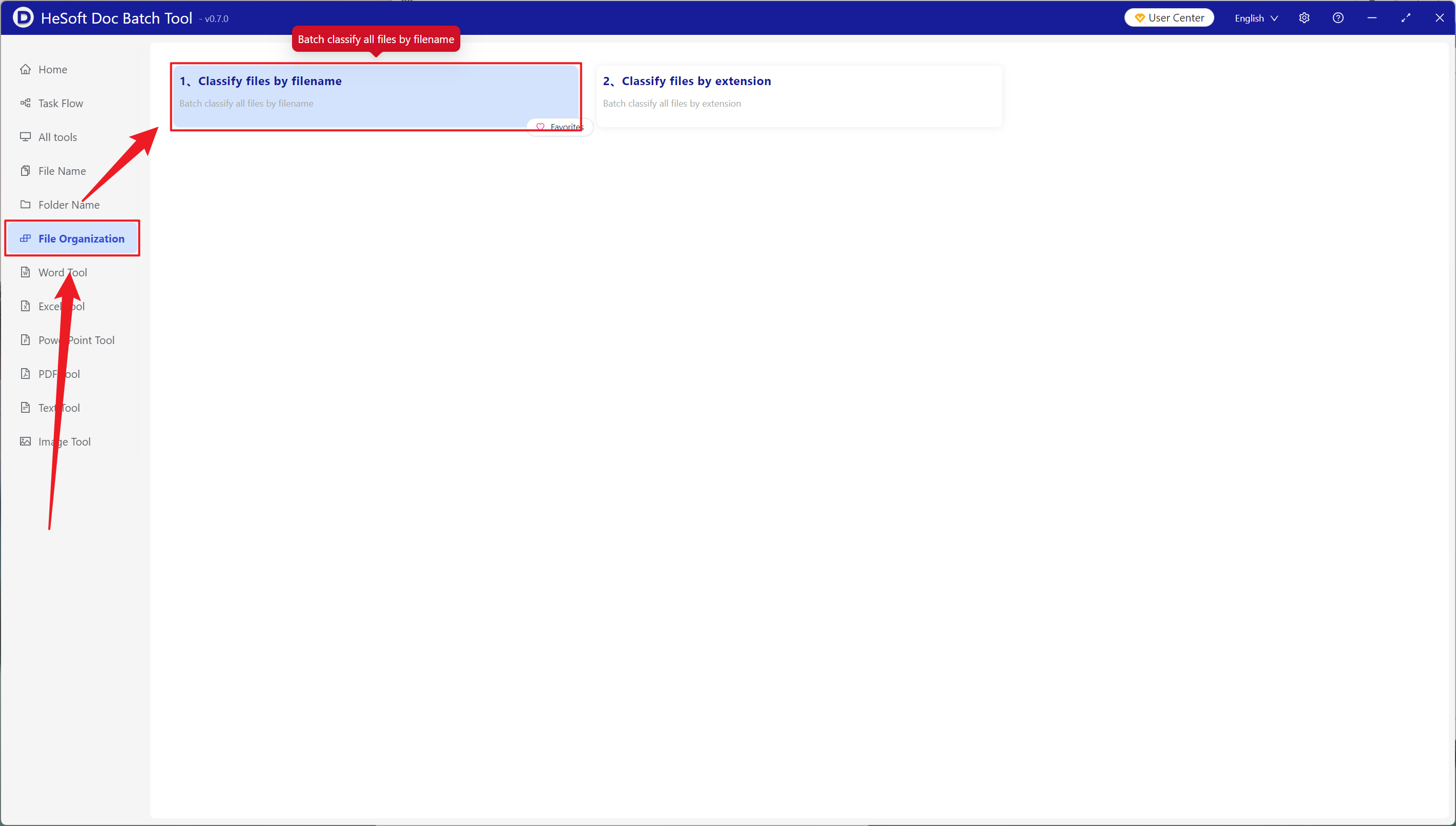 image-Put a large number of files into the file name first number, letter, symbol or Chinese character generated folder