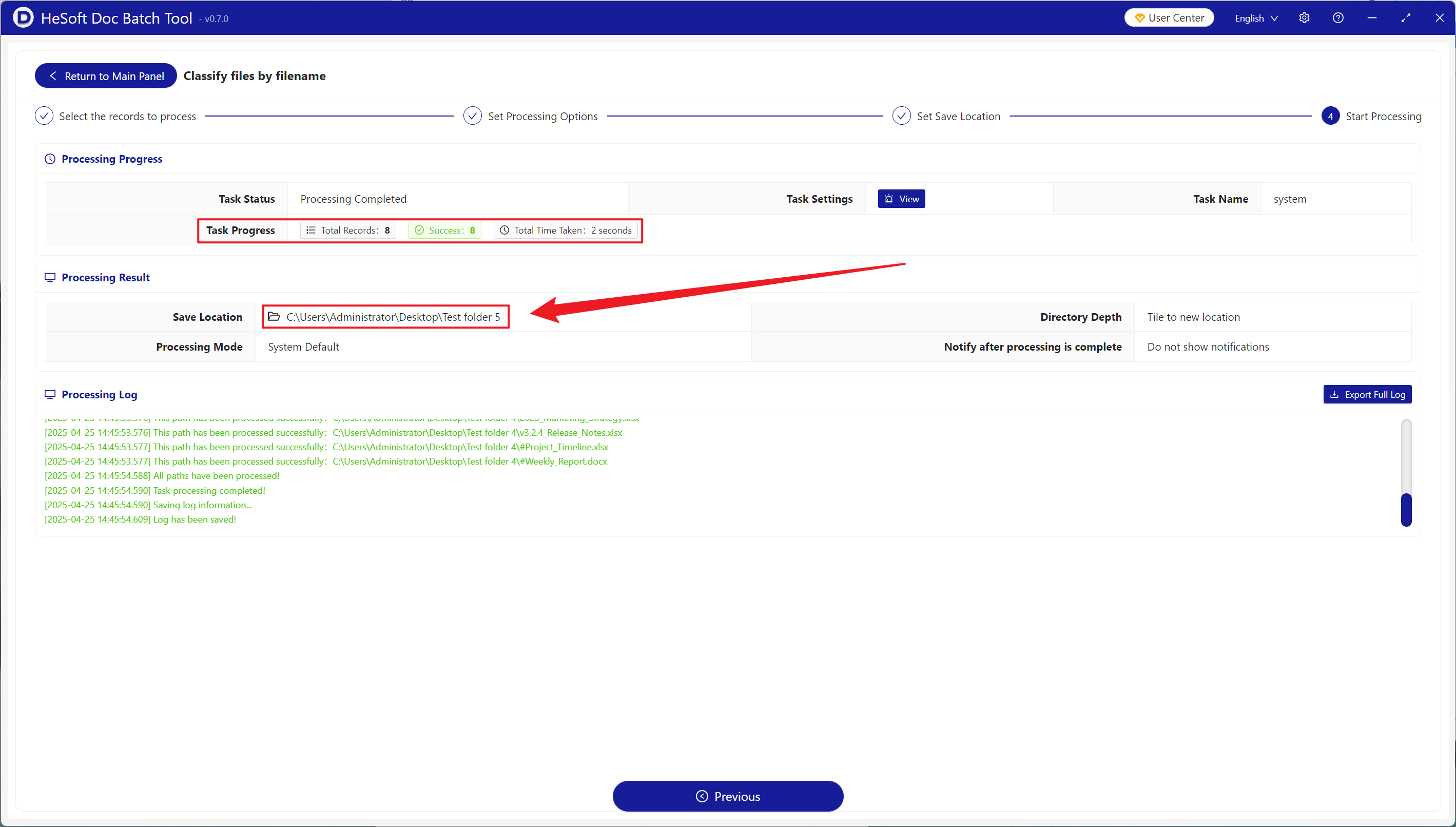 image-Put a large number of files into the file name first number, letter, symbol or Chinese character generated folder