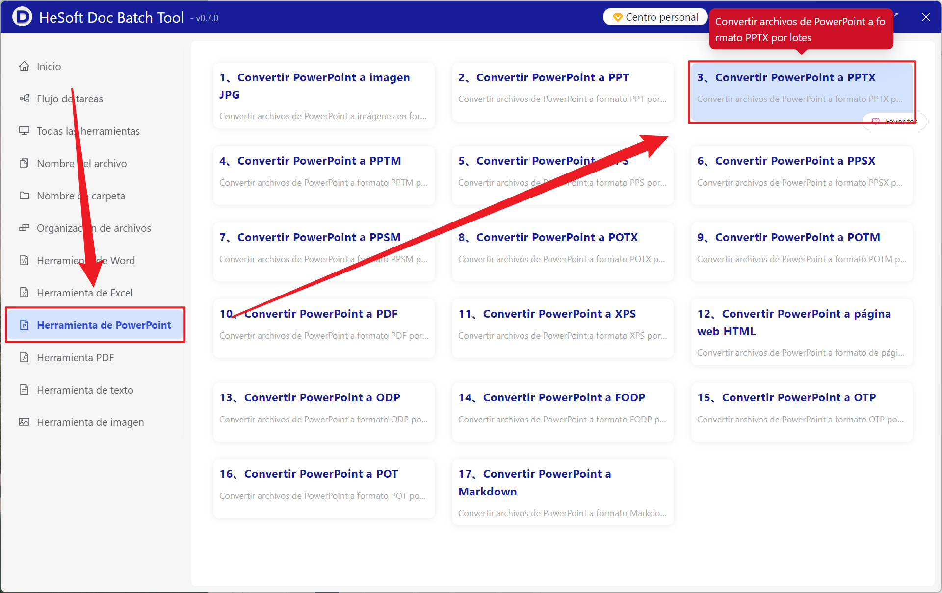 image-Muchas versiones antiguas del formato de diapositiva PPT por lotes se convierten en Office 2007 formato PPTX