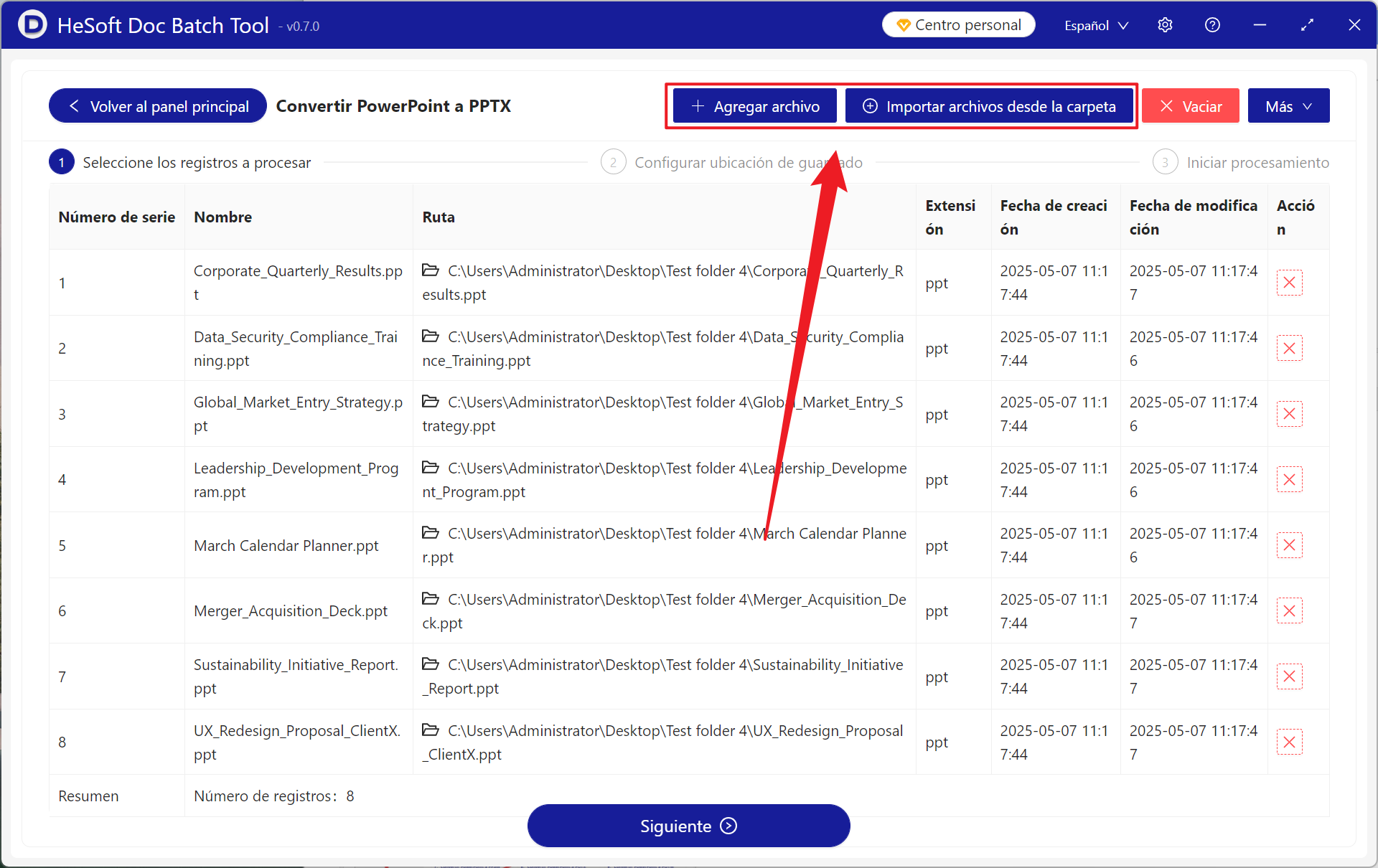 image-Muchas versiones antiguas del formato de diapositiva PPT por lotes se convierten en Office 2007 formato PPTX