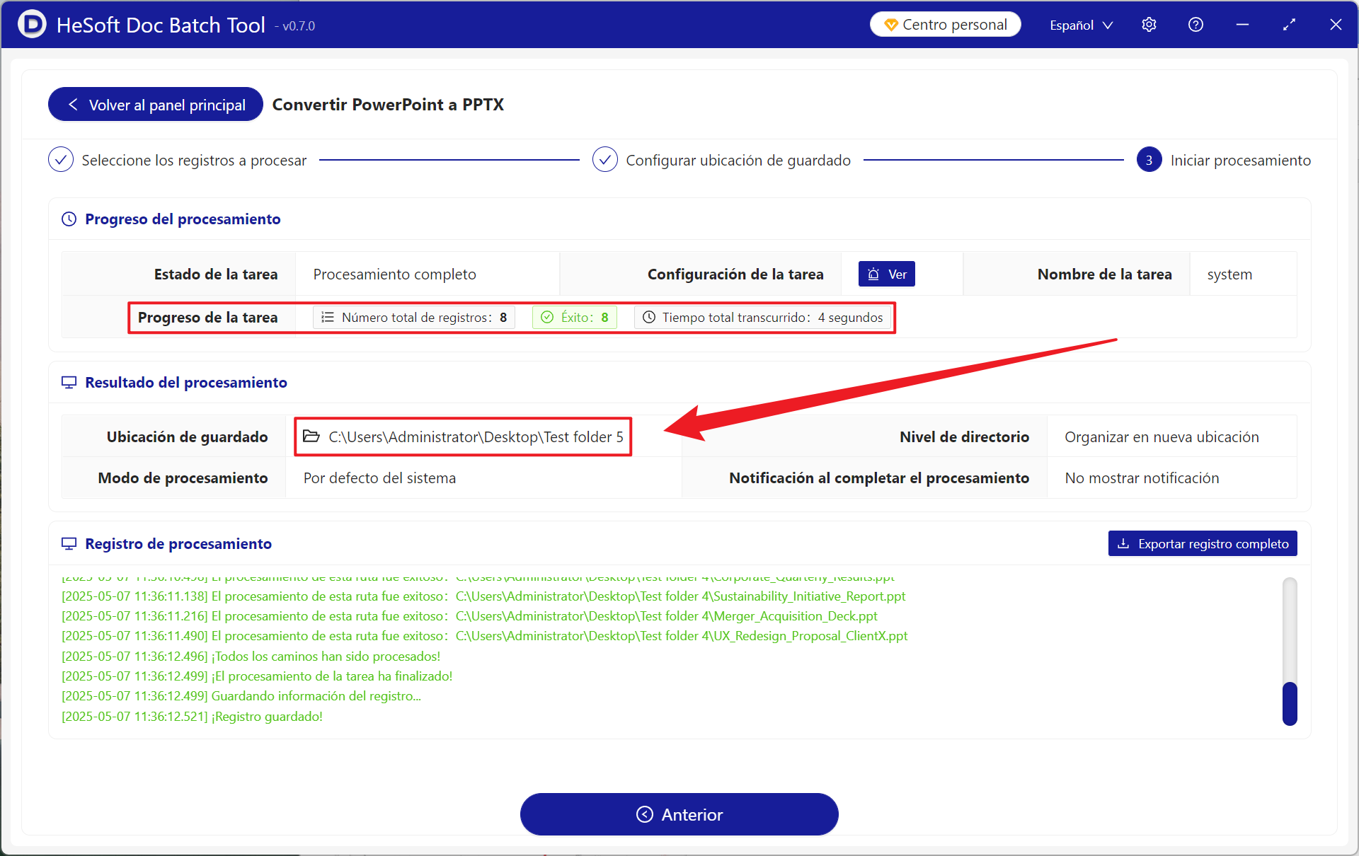 image-Muchas versiones antiguas del formato de diapositiva PPT por lotes se convierten en Office 2007 formato PPTX
