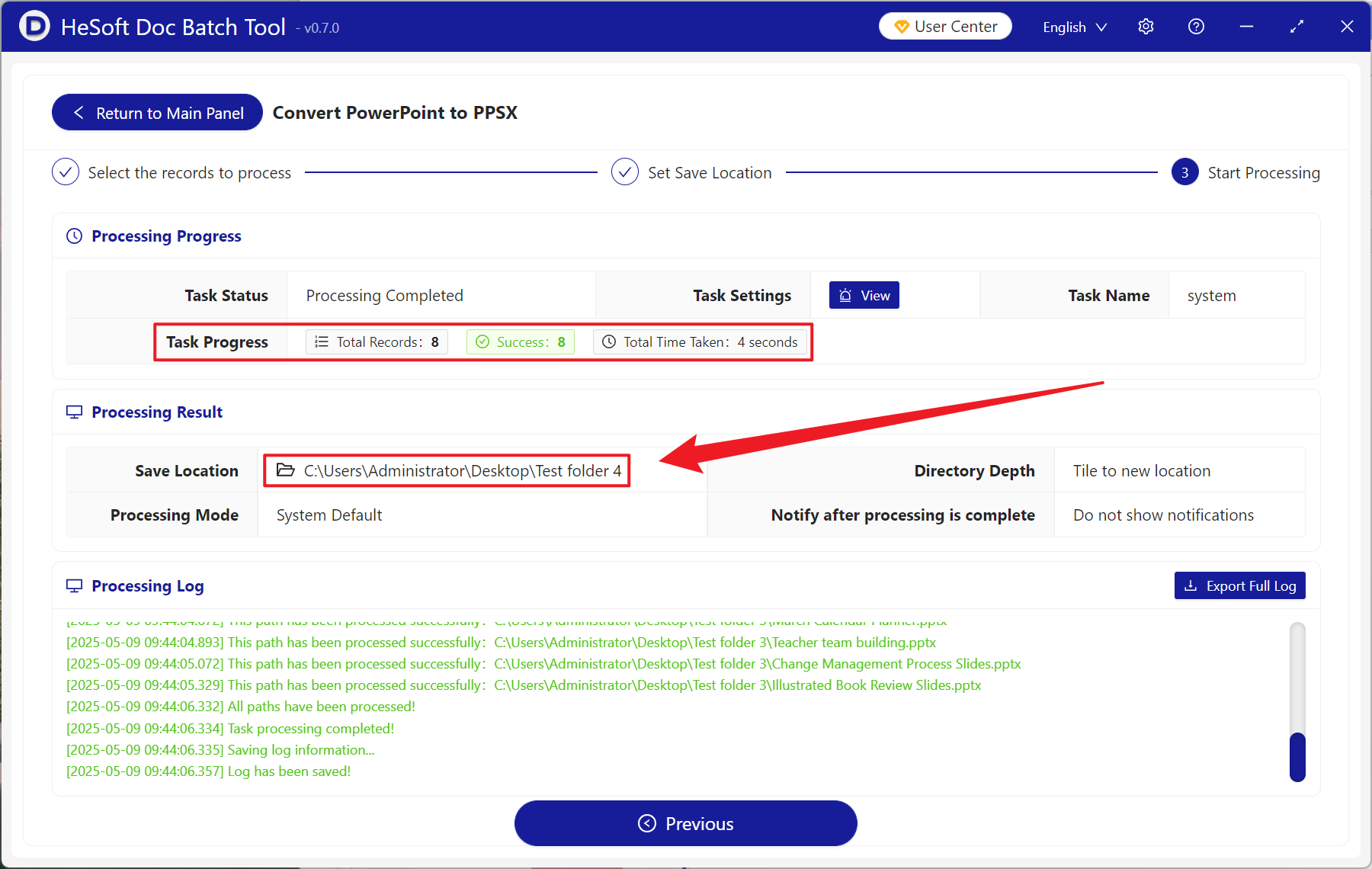 image-A lot of PPT and PPTX files are batch changed into new version of automatic PPSX slide format