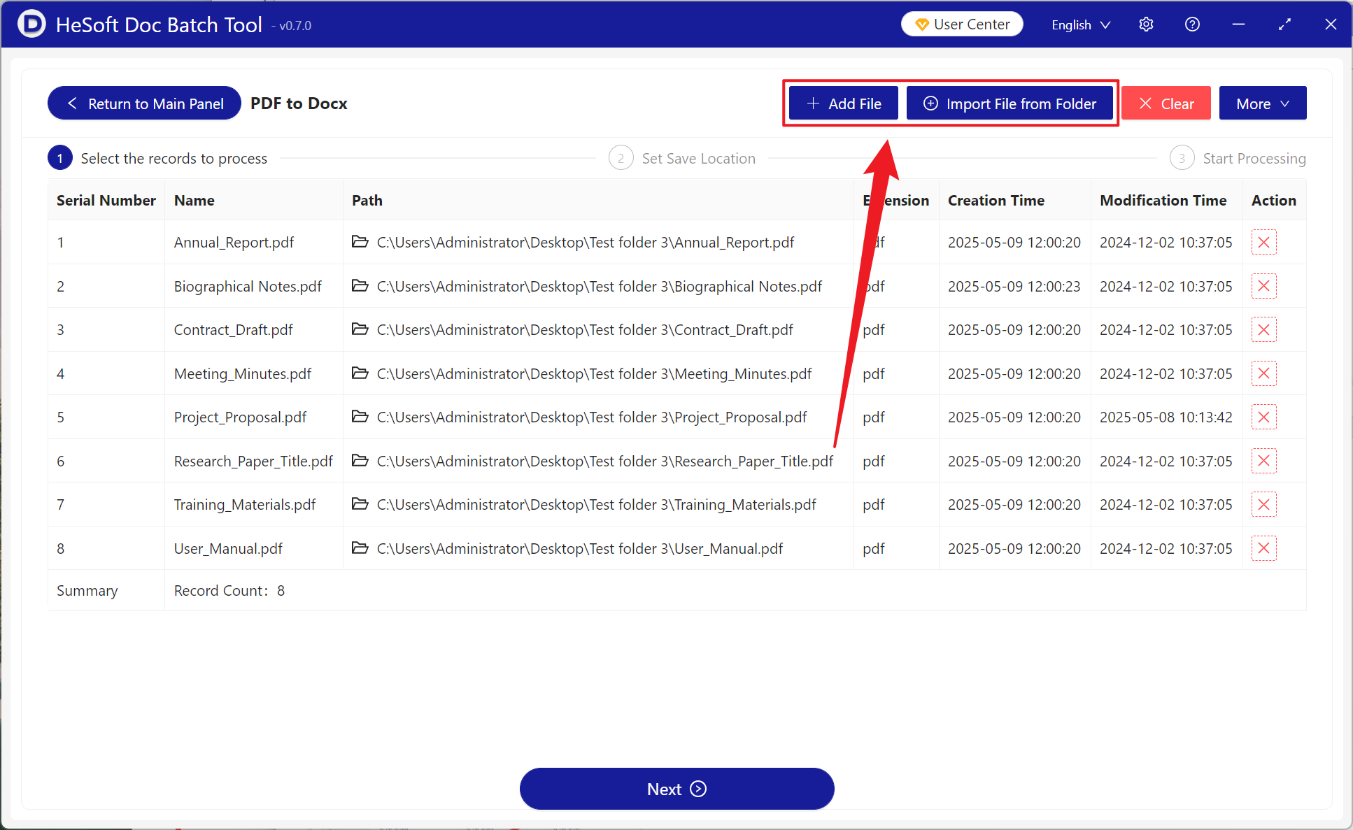 image-Thousands of PDF documents batch into Word documents