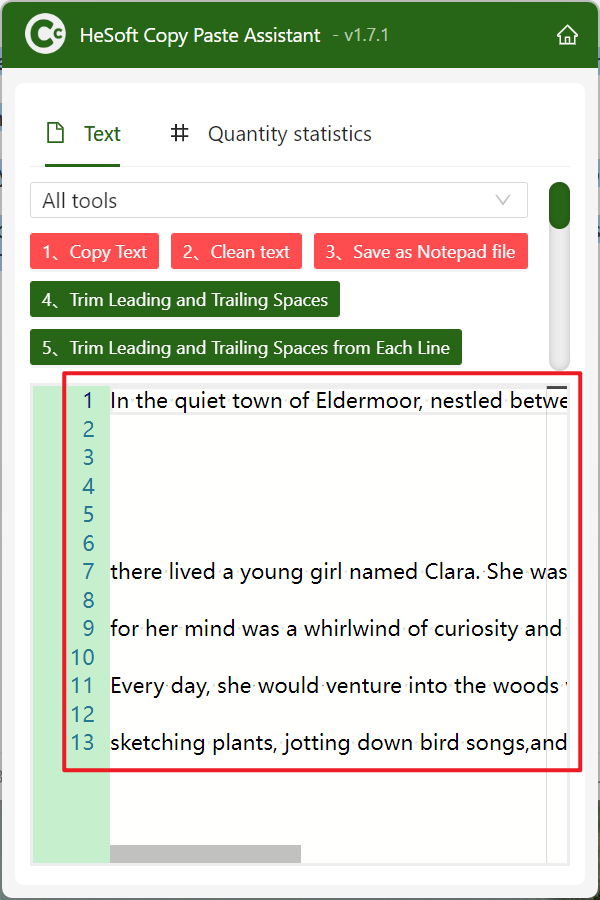 image-Delete the blank of the copied text,remove the blank line in the clipboard,copy the text to empty the blank content